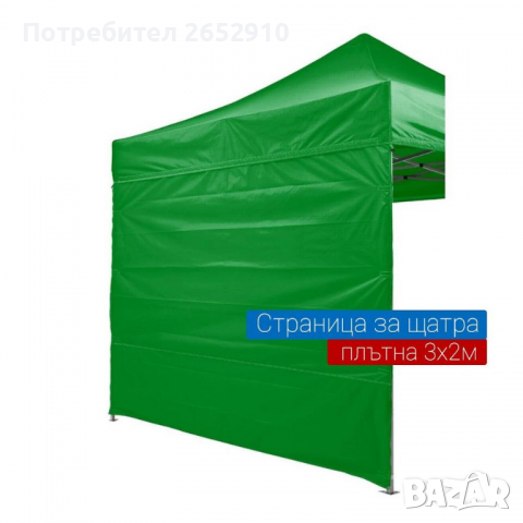 Гумирани, непромокаеми платнища и страници за сгъваеми шатри2х2, 3х3, 2х4, 3х4,5 3х6м.Цена15лв/7,67€, снимка 10 - Други - 36576953