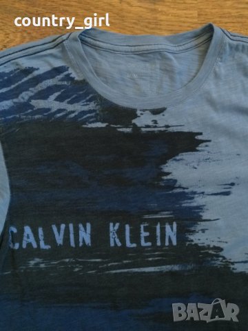 Calvin Klein - страхотна мъжка тениска, снимка 1 - Тениски - 29337142