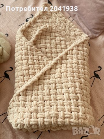 Плетено одеяло, снимка 4 - Спално бельо и завивки - 30112742