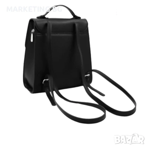 Кокетна дамска раничка, със сламени детайли, снимка 7 - Чанти - 50456875