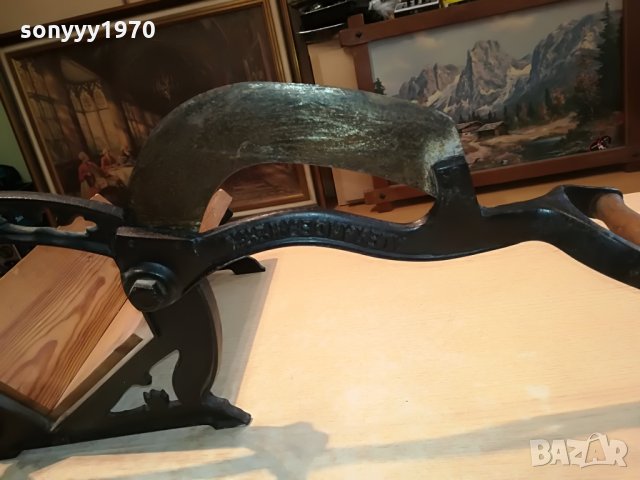 гилотина-профи нож със стоика-внос германия 2308210918, снимка 3 - Антикварни и старинни предмети - 33893146