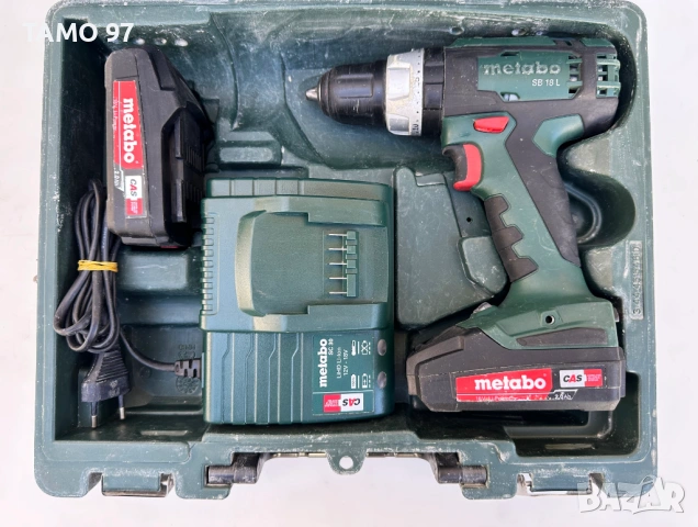 Metabo SB 18 L - Aкумулаторен ударен винтоверт 2x18V 2.0Ah, снимка 2 - Винтоверти - 53879306