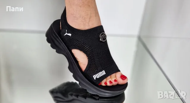 Дамски ластични сандали Puma черни 