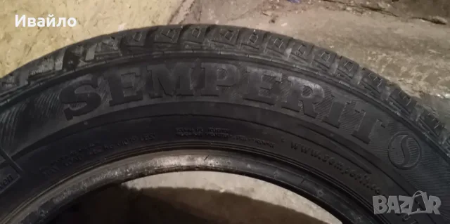 Продавам 1 брой зимна гума 165.70.14 дот 2021 Semperito , снимка 3 - Гуми и джанти - 55807881
