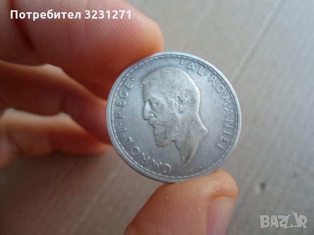2 сребърни монети,5 РАЙХСМАРКИ/1936,2 ЛЕИ/1910, снимка 5 - Нумизматика и бонистика - 35037140