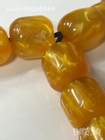  Броеница КОМБОЛОЙ от чист КАТАЛИН – 42 грама  , снимка 8 - Други ценни предмети - 49617956