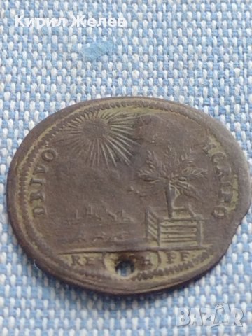 Стар рядък жетон Луи XV Франция за КОЛЕКЦИОНЕРИ 28692, снимка 2 - Други ценни предмети - 42890770