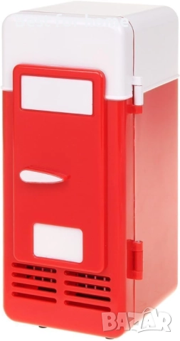 ThreeH  Мини червен USB хладилник