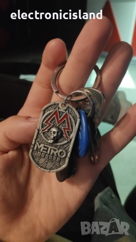 Винтидж метален ключодържател от FPS екшън игра Metro Exodus, снимка 9 - Други - 40172544
