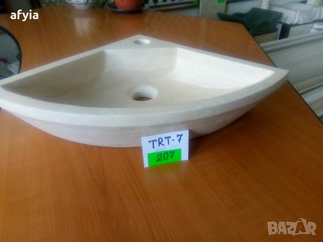 Триъгълни мивки от травертин - 2, снимка 2 - Мивки - 35150857