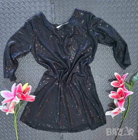 рокля с пайети 