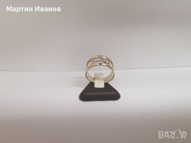 Златен пръстен делфин , снимка 3 - Пръстени - 26516570