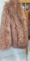 Еко кожух Италия  късо дамско палто с косми , снимка 11