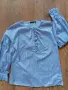 MASSIMO DUTTI  blue striped shirt - дамска риза р-р 38 / М, снимка 7