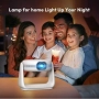 К1 Видео проектор,Max 4K с цветна LED лампа,Android 11,авто фокус,WiFi6,BT5.2,вградена батерия, снимка 5