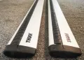 Алуминиеви напречни греди THULE рейки WING BAR Evo 135 (140) cm рейлинги, снимка 5