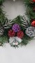 Цветен коледен венец, снимка 2