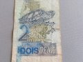 Банкнота - Бразилия - 2 реала | 1999г. - 2001г., снимка 3
