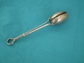 19 ти век лъжица -цедка за запарване на чай ЗА КОЛЕКЦИЯ, снимка 8