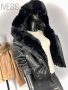 Зимно дамско кожено яке , снимка 1 - Якета - 42622303