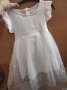 Бебешка бяла рокля 80 размер , снимка 3