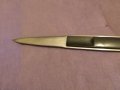 Нож за писмо немски Inoxidable rostfrei stainless aahen letter opener 197х90мм, снимка 7