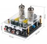 ЛАМПОВ ПРЕДУСИЛВАТЕЛ /усилвател/ FEVER 6J38 TUBE PREAMP AMPLIFIER BOARD PRE-AMP TUBE AMP 6J38, снимка 9