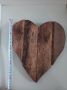 Декорация -дървено сърце, снимка 2