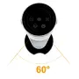 Вентилаторна печка 2-в-1 с керамичен нагревател, осцилация 60° – 1500W, 6062, снимка 12