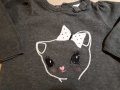 Бебешко пуловерче H&M ,,Коте"🐱 р-р 62, снимка 3
