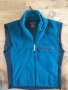 Marmot M Fleece Vest Blue Full Zip Windstopper - страхотен дамски елек С - размер, снимка 6