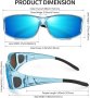Слънчеви очила URUMQI над диоптрични очила, поляризирана UV 400 защита, снимка 4