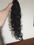 Дълга черна опашка за коса на шнола , снимка 4