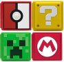 Nintendo Switch Кутия за Съхранение на 12 игри 3D Super Mario Minecraft Pokemon, снимка 1