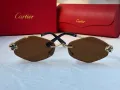 Cartier 2024 дамски слънчеви очила ромб 3 цвята, снимка 5