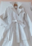 Стилно бяло палто от кашмир, снимка 4