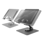 Стойка за таблет за бюро Digital One SP01129 n02, метална, черна, универсална 7-14", въртяща се, tab, снимка 1