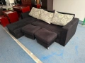 050211 ъглов холов разтегателен диван 200/230 см -цена 125 евро или  244,48 лева - издърпваща се дол, снимка 1