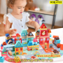 Дървен конструктор City Builder - комплект от 100 части - КОД 4122, снимка 6