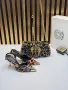 Versace Дамски Леопардови Обувки С Ток Каишка И Златен Връх Код SEM-718, снимка 3