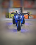 ТОП ЦЕНА!НОВО!Акумулаторен мотор с 3 гуми Ninja BLUE с 12V батерия,LED,USB , снимка 2