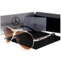 Слънчеви очила - Mercedes Benz - Gold, снимка 1