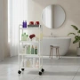 Компактна дизайнерска количка-етажерка за организиране на баня и кухня, снимка 2