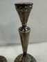Винтидж сребърни свещници. №7726, снимка 3