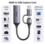 UGREEN Full HD 1080P 60FPS карта за заснемане HDMI към USB A/Type C 4K , снимка 3