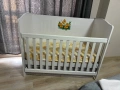 Дървена кошара за бебе 60/120, снимка 2