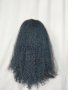 Дълга ,черна,къдрава перука за парти 50 см., снимка 1 - Аксесоари за коса - 42075815