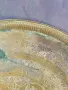 Голям стар бронзов поднос/тава/синия, снимка 4