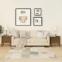 vidaXL Странични масички 2 бр меденокафяви 40x40x39 см бор масив, снимка 2