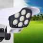  Соларна лампа тип бутафорна камера  с дистанционно управление, 35 SMD 180в, снимка 3